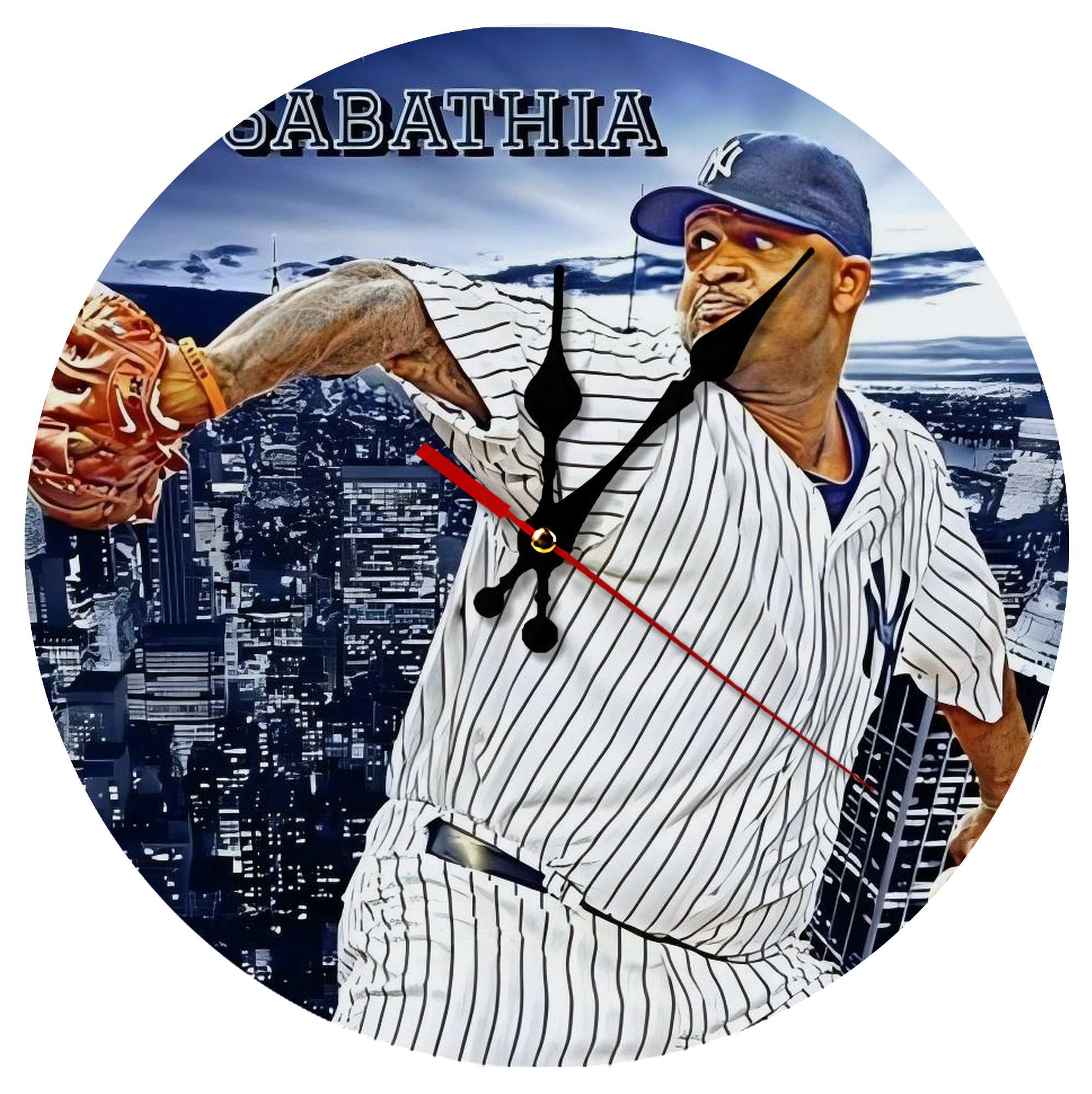 CC Sabatnia 11 Silent Round Wall Clock – Modern & Stylish DIY Design, Durable Wood Construction, Easy To Install – Perfect For Office, Bedroom, Living Room, And More